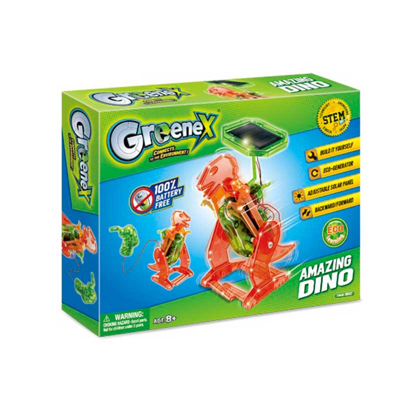 STEM kit - Dinosaur "REX" with solar battery