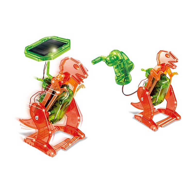 STEM kit - Dinosaur "REX" with solar battery