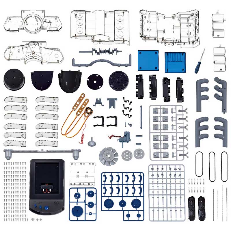 STEM Kit - 6 Cylinder Engine Model