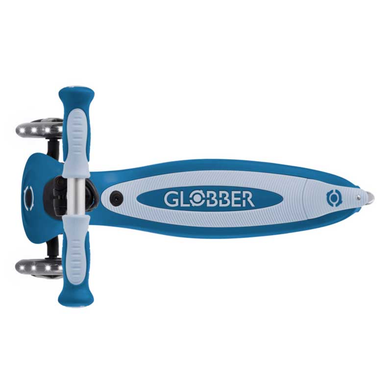 5-in-1 scooter GLOBBER GO UP BABY LEARN 360° FLASH LIGHTS, dark blue
