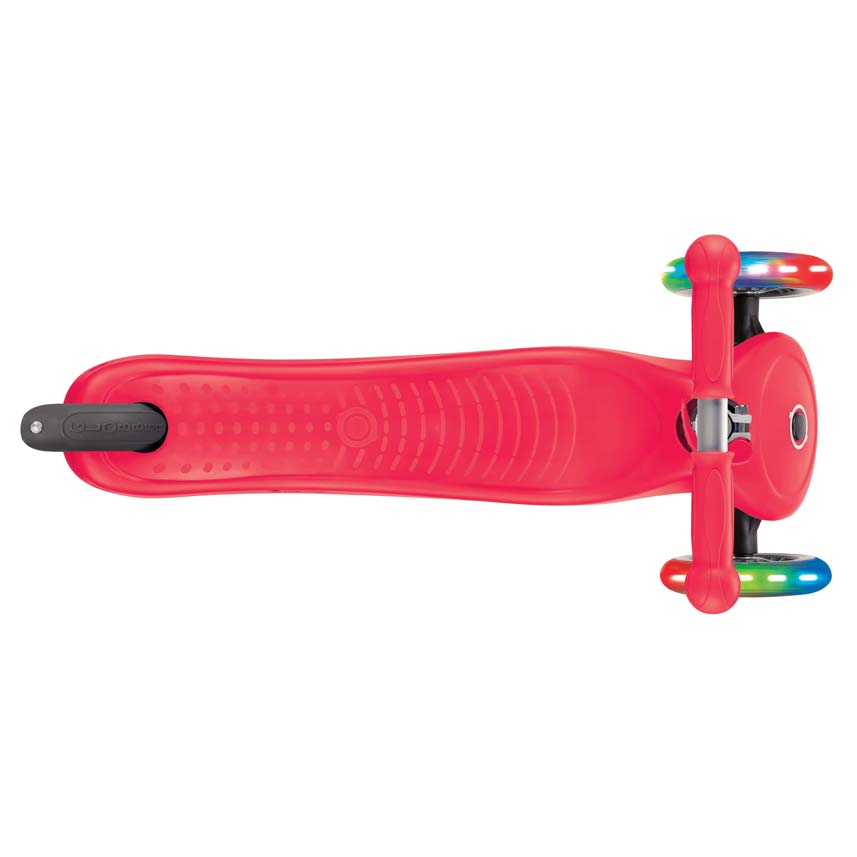 Тротинетка Globber 4 в 1 със стабилизатор, GO UP Sporty Lights - Червена