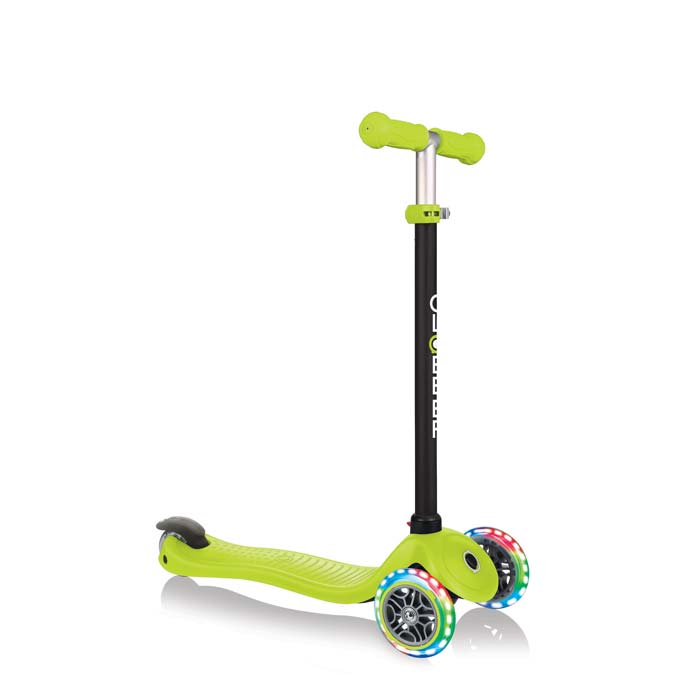 Тротинетка Globber 4 в 1 със стабилизатор, GO UP Sporty Lights - Зелена