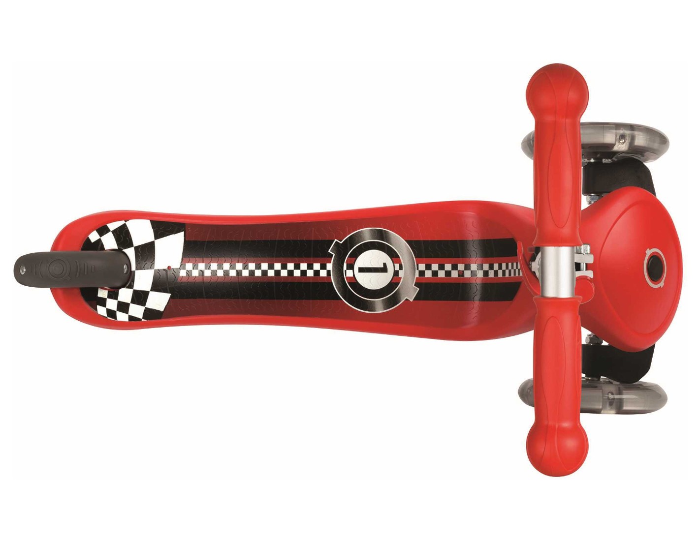 Primo Fantasy Light Scooter with Glowing Tires - Red Racing Print
