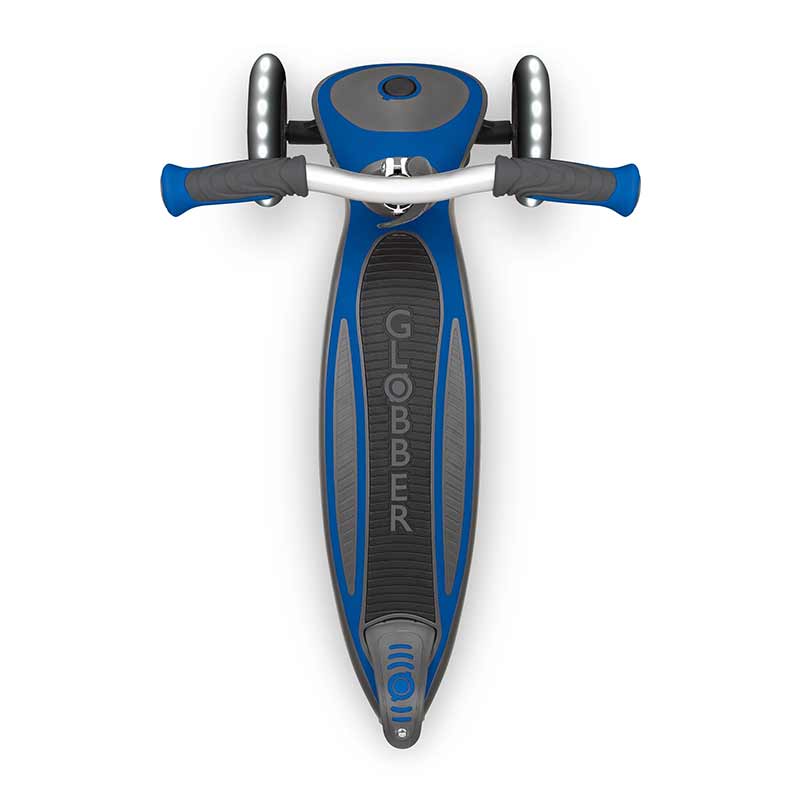 Globber Master Lights 3 Wheel Scooter, Blue