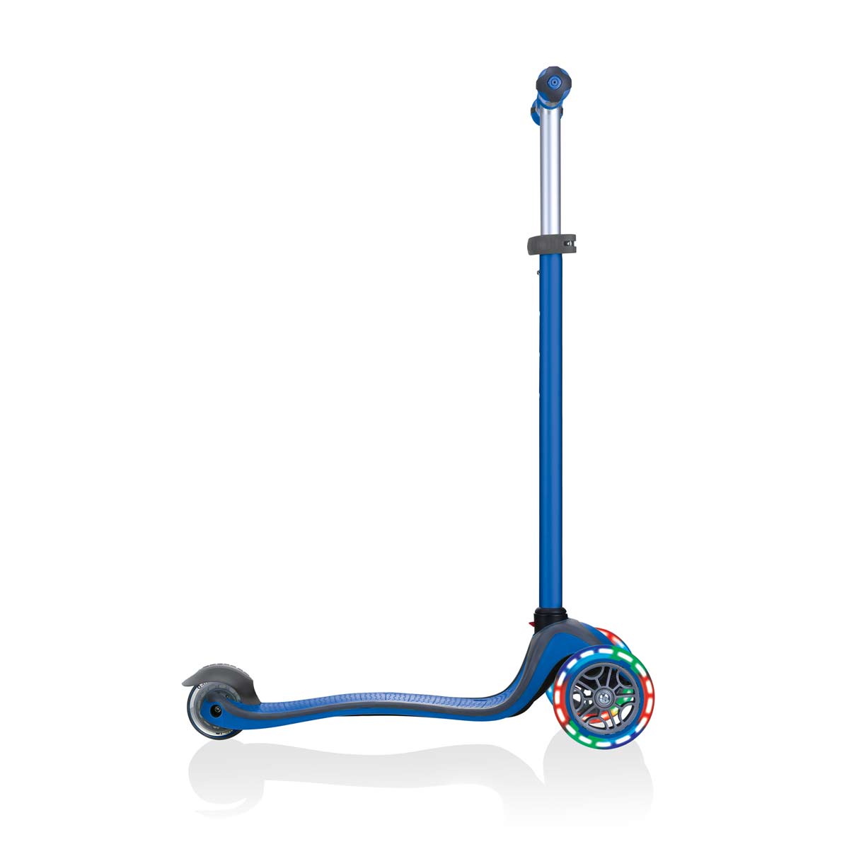 Тротинетка с родителски контрол 5 в 1 Globber Go Up Comfort Lights - синя
