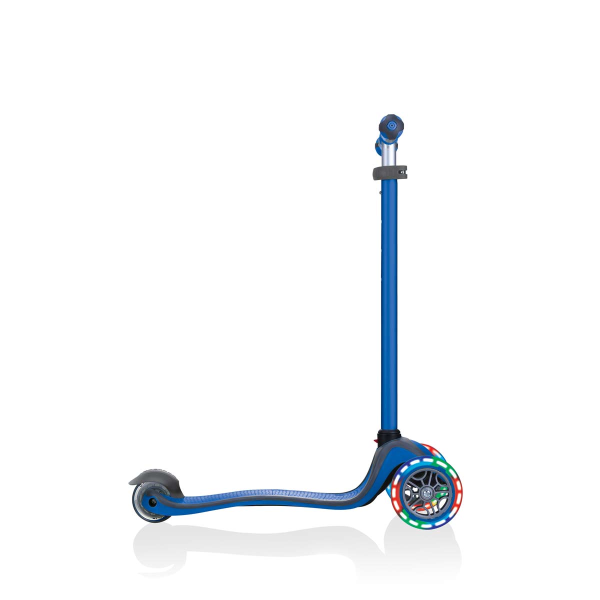 Тротинетка с родителски контрол 5 в 1 Globber Go Up Comfort Lights - синя