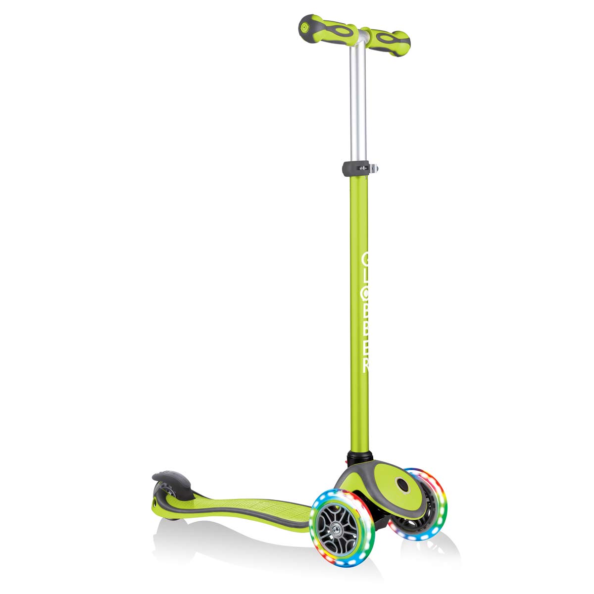 Тротинетка с родителски контрол 5 в 1 Globber Go Up Comfort Lights - зелена