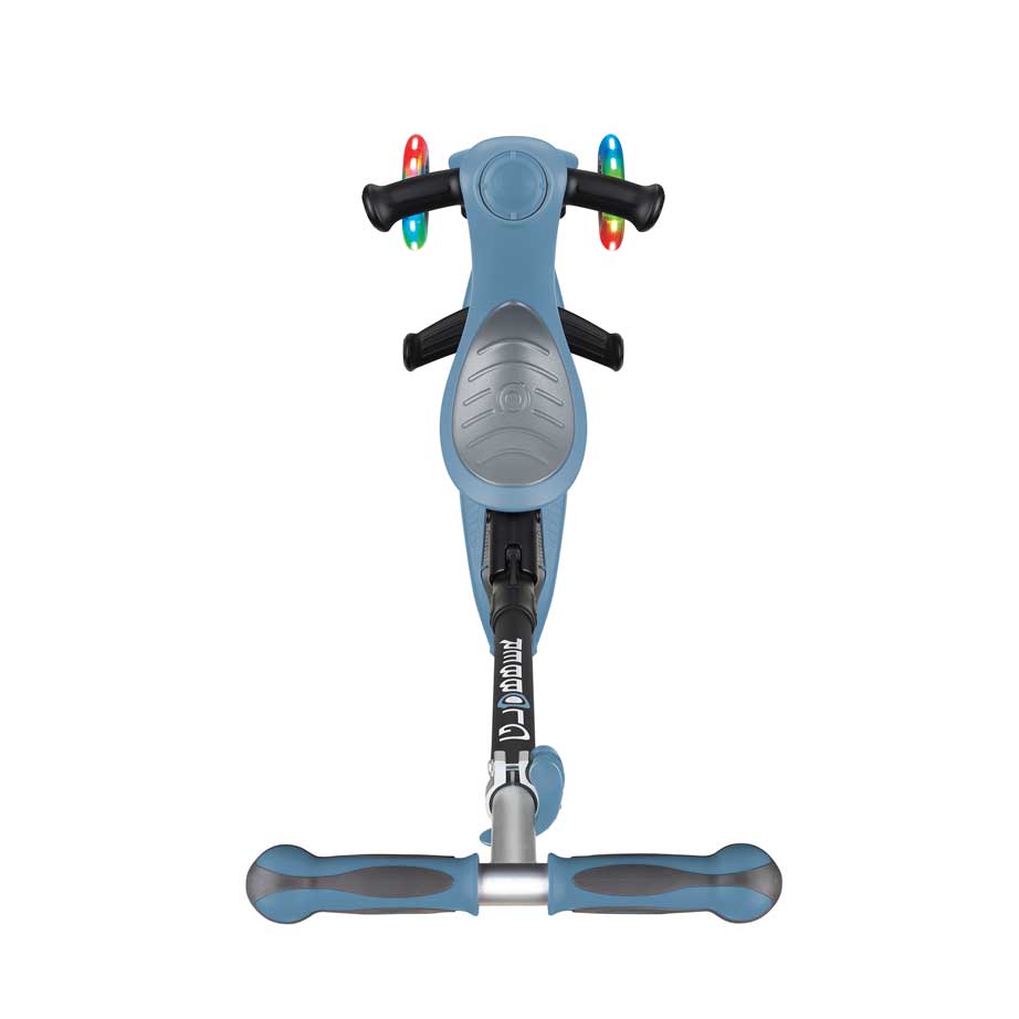 GO UP Deluxe Lights 5 in 1 Parental Control Scooter - Pastel Blue