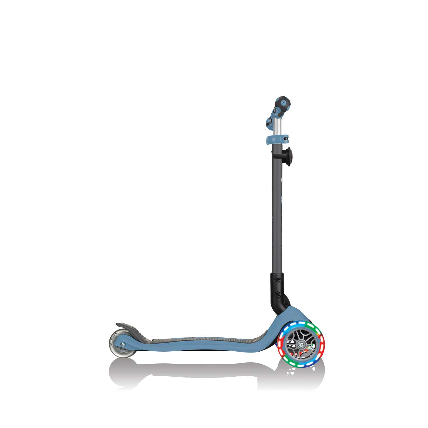 GO UP Deluxe Lights 5 in 1 Parental Control Scooter - Pastel Blue