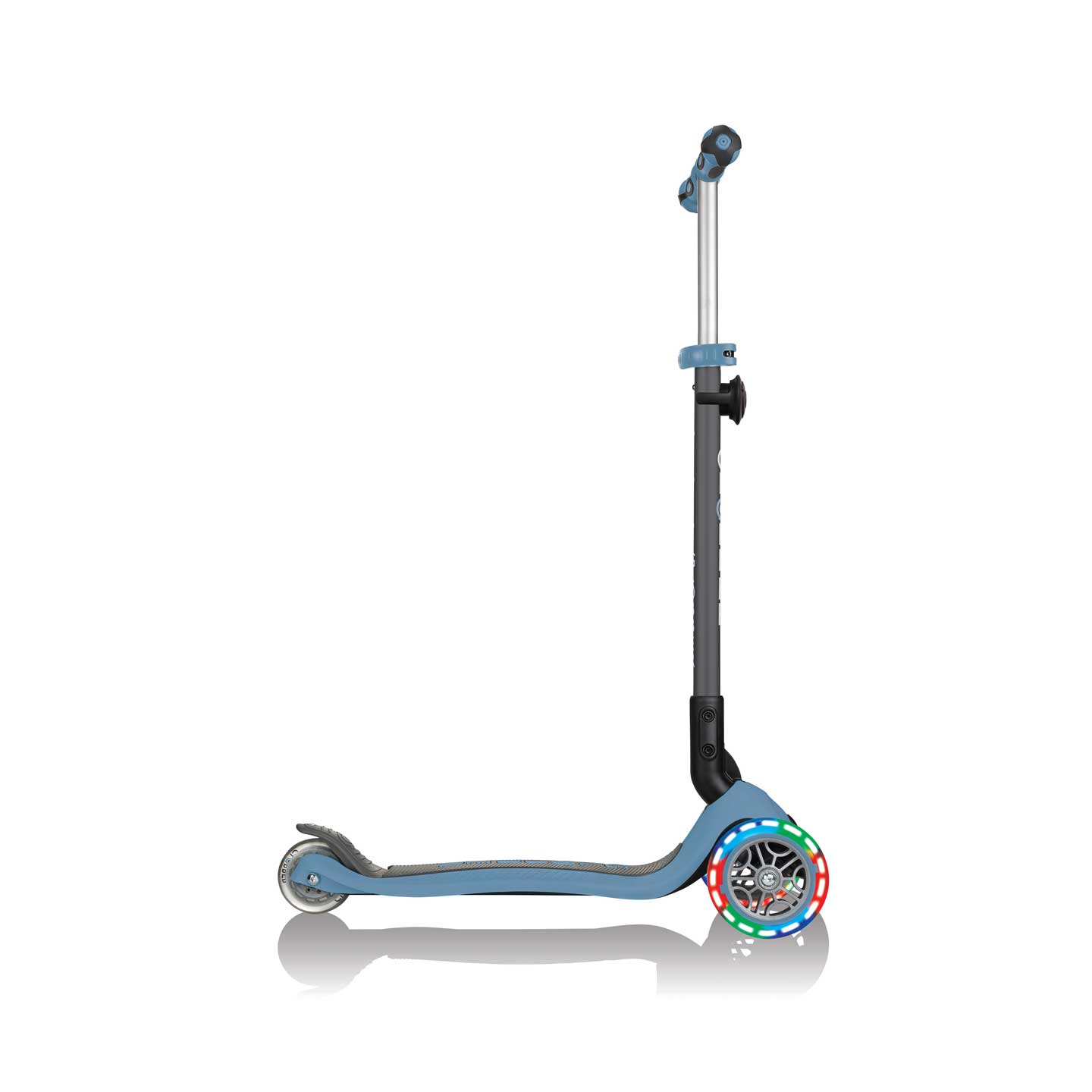 GO UP Deluxe Lights 5 in 1 Parental Control Scooter - Pastel Blue