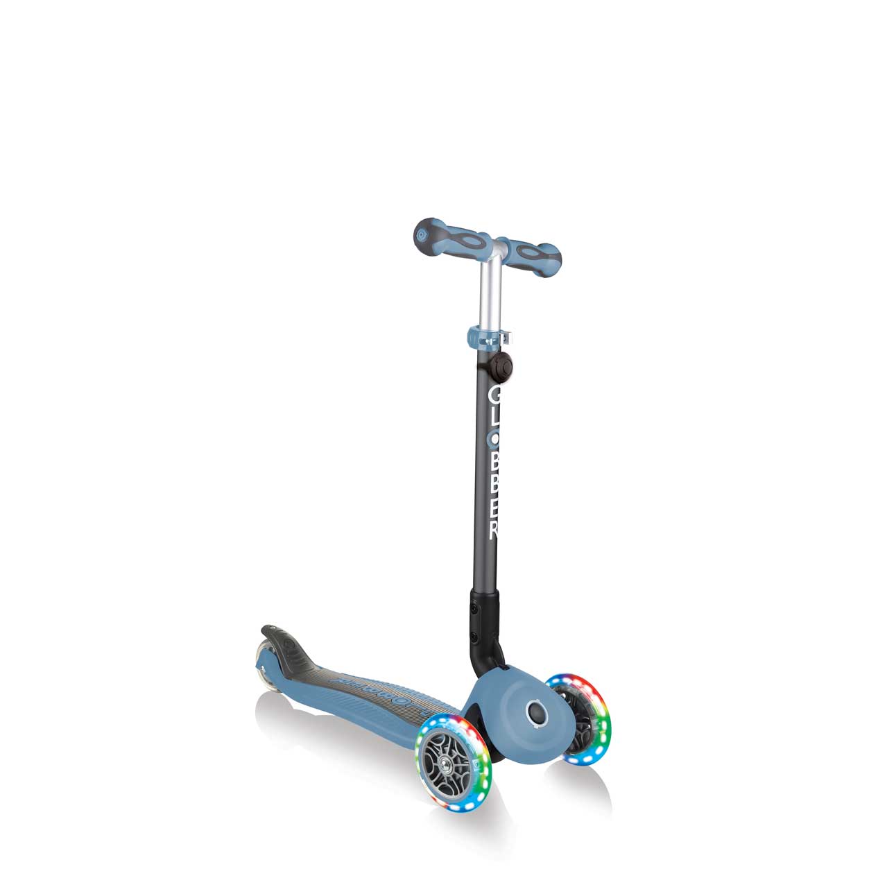 GO UP Deluxe Lights 5 in 1 Parental Control Scooter - Pastel Blue