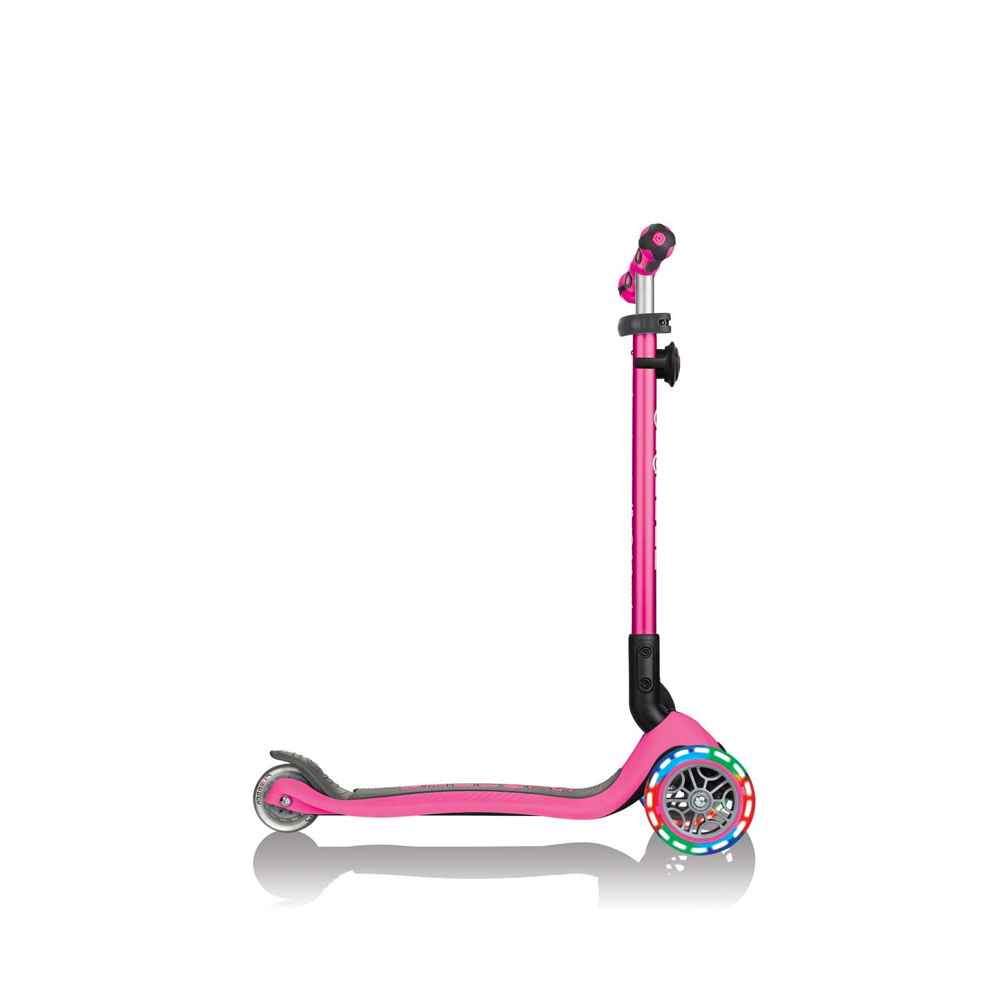 GO UP Deluxe Lights 5 in 1 Parental Control Scooter - Pink
