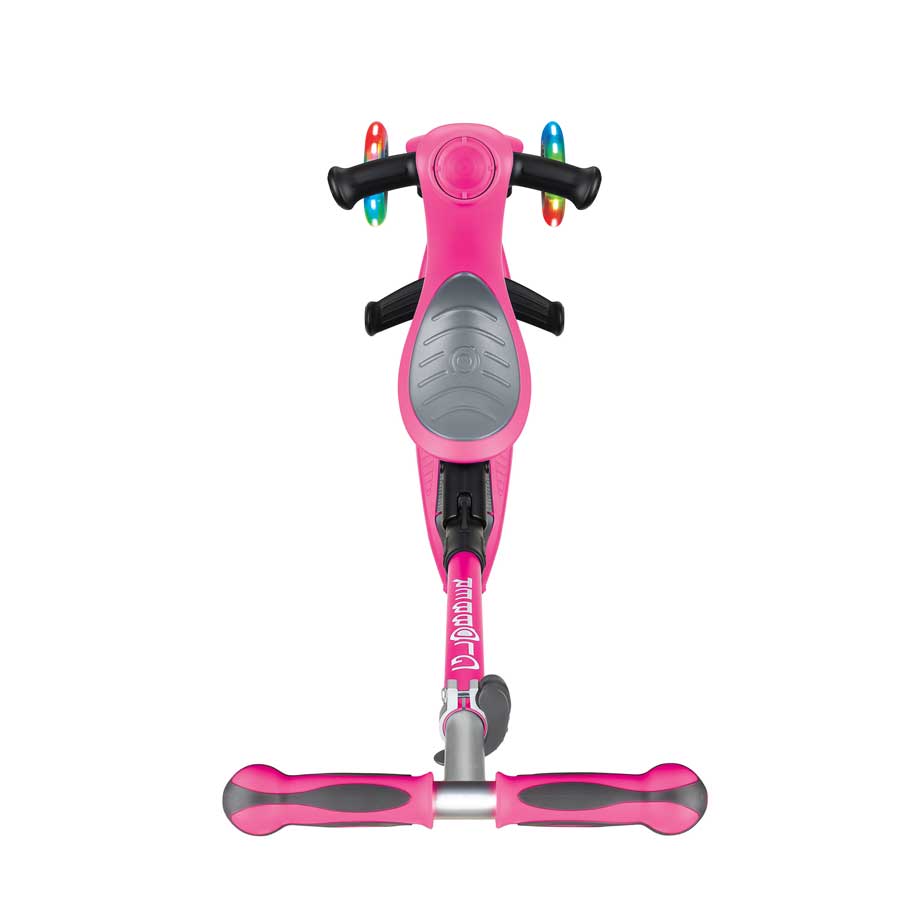 GO UP Deluxe Lights 5 in 1 Parental Control Scooter - Pink