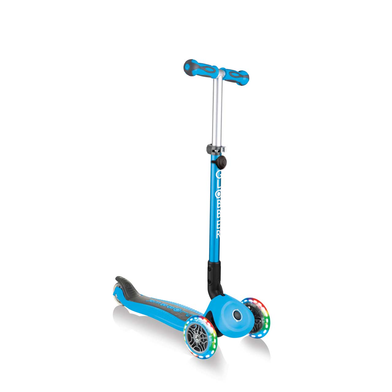 GO UP Deluxe Lights 5 in 1 Parental Control Scooter - Blue