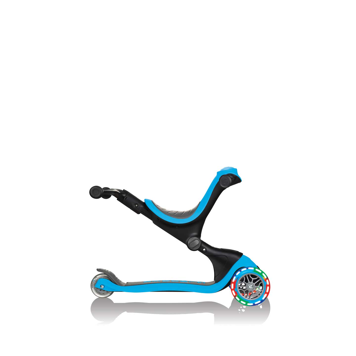 GO UP Deluxe Lights 5 in 1 Parental Control Scooter - Blue