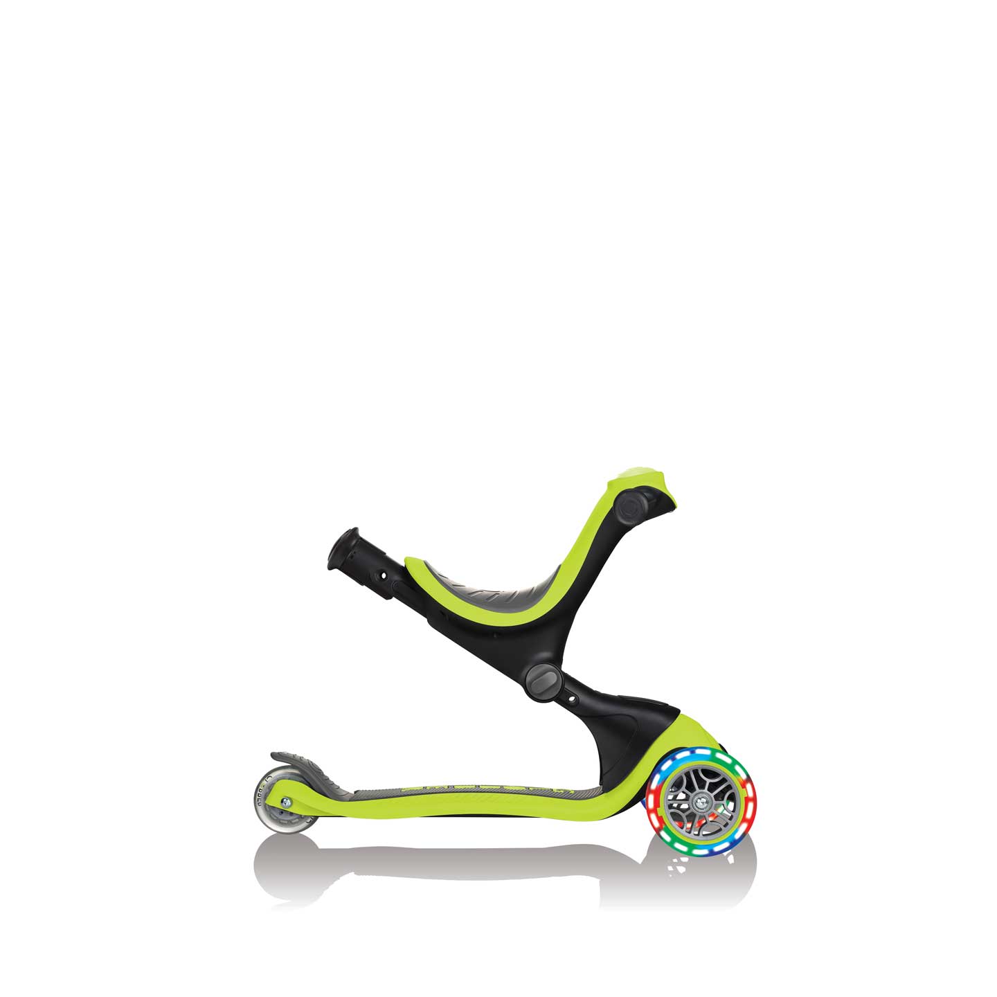 GO UP Deluxe Lights 5 in 1 Parental Control Scooter - Green