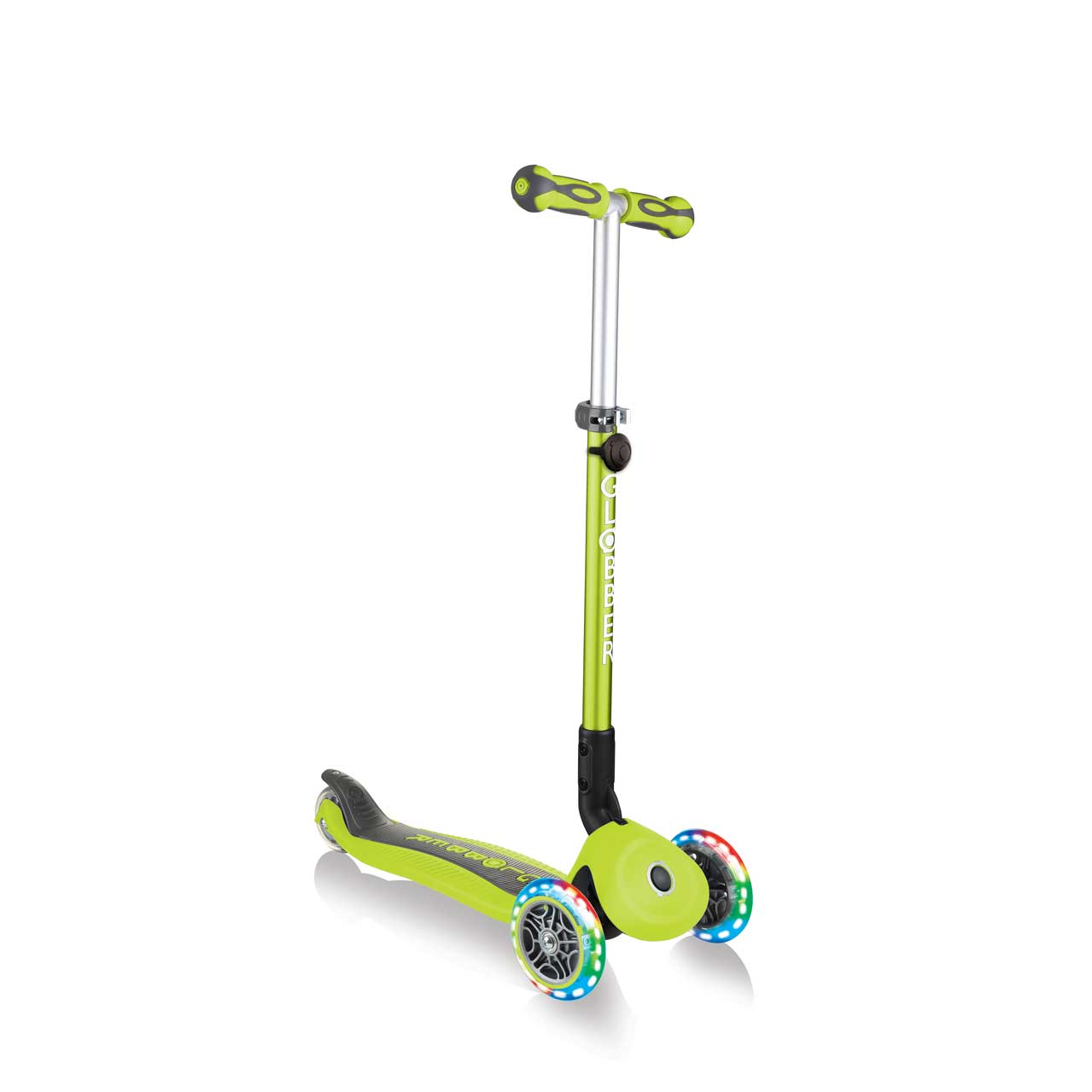 GO UP Deluxe Lights 5 in 1 Parental Control Scooter - Green