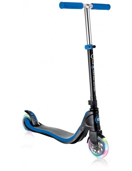 Flow 125 Light Teen Scooter with Glowing Tires - Dark Blue