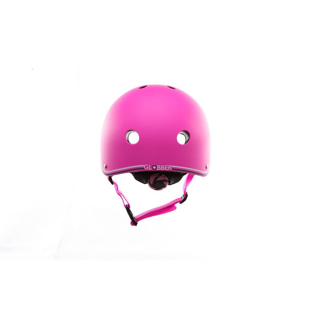 Colored bicycle and scooter helmet, 51-54 cm - Pink