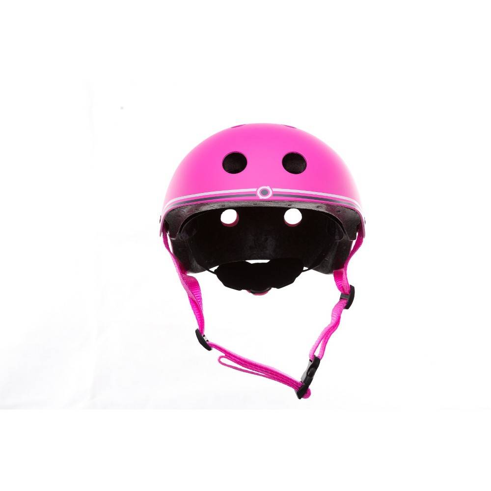 Colored bicycle and scooter helmet, 51-54 cm - Pink