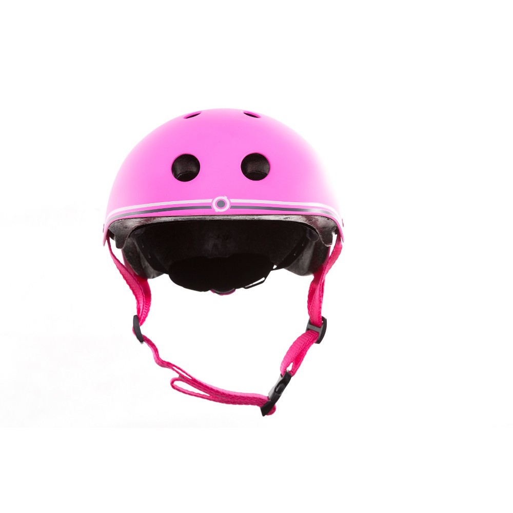 Colored bicycle and scooter helmet, 51-54 cm - Pink