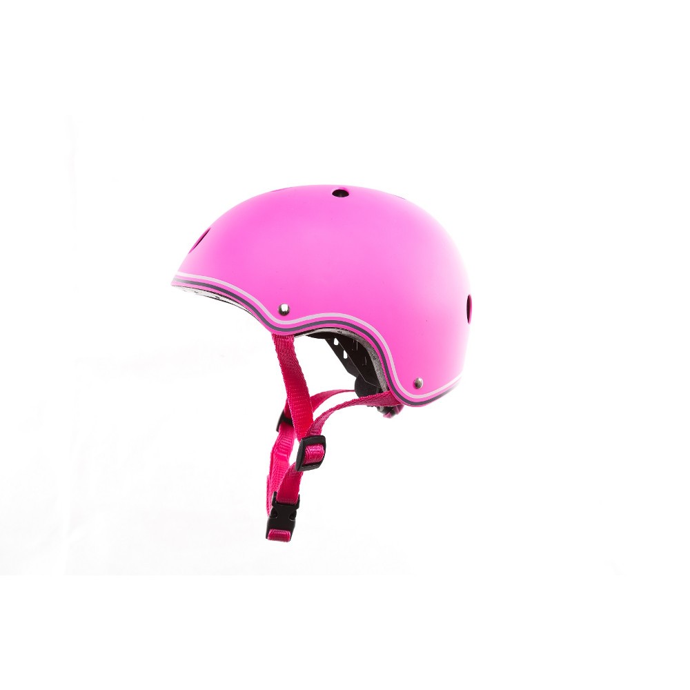 Colored bicycle and scooter helmet, 51-54 cm - Pink