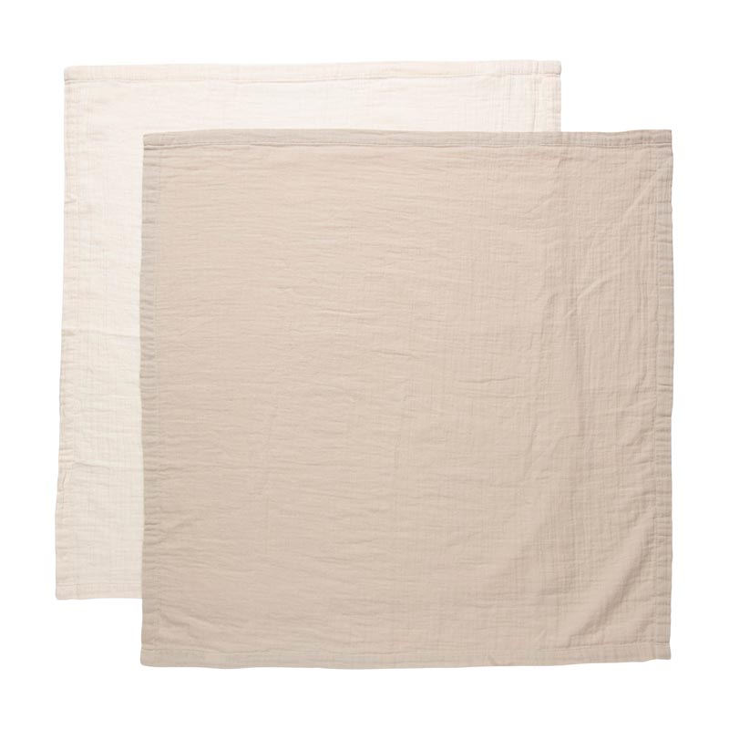 Bebe-Jou 2бр. Тензухени пелени 70х70см Pure Cotton Sand