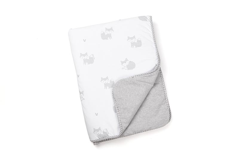 Doomoo Памучно одеяло Dream - Fox Grey 75х100см