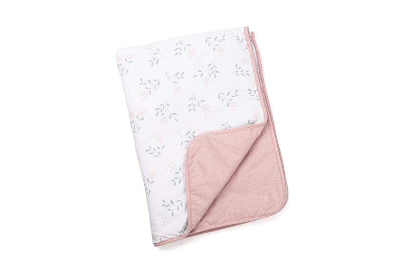 Doomoo Памучно одеяло Dream - Spring Pink 75x100см