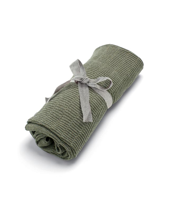 Mamas & Papas Knitted blanket 70x90 cm - Khaki