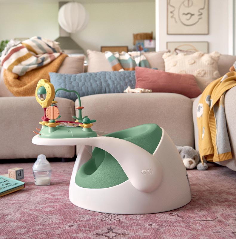 Mamas & Papas Baby Snug With Toy tray - Eucalyptus