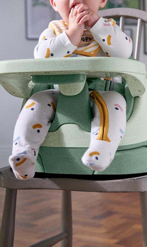 Mamas & Papas Столче за хранене Baby Bug - Eucalyptus