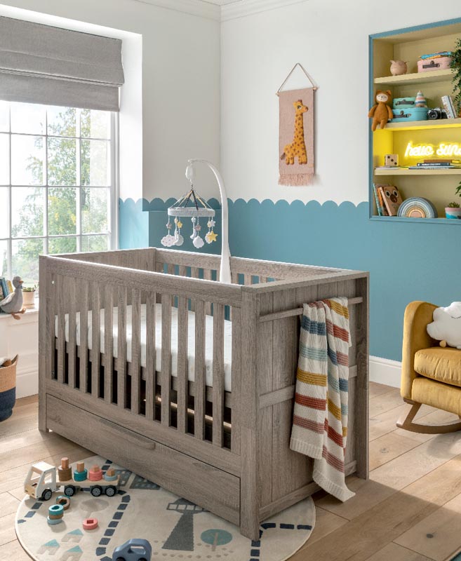 Mamas & Papas Bed Franklin - Grey Wash