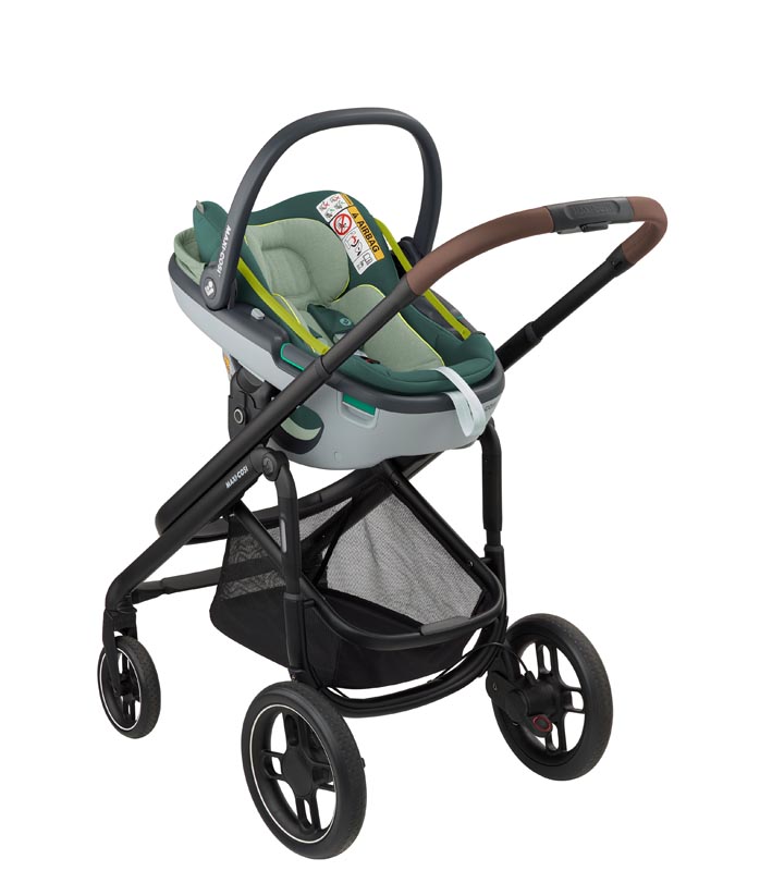 Комбинирана бебешка количка Maxi-cosi Plaza + 2в1 - essential green