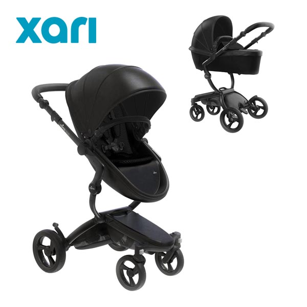 Комбинирана бебешка количка Mima Xari 2в1 – black