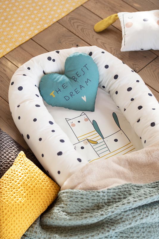 Petit Praia Carrycot footmuff Moon - Wild