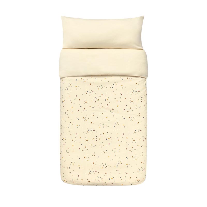 Baby Clic Sheet set 70x140cm - Confetti Ivory