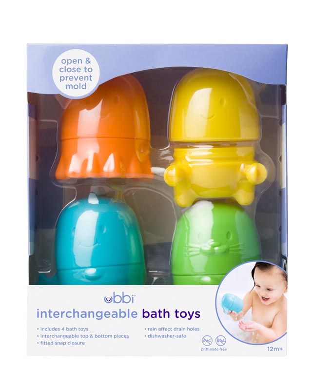 Ubbi Shape-changing bath toys