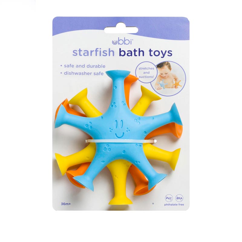 Ubbi Set of 3 bath toys - Starfish