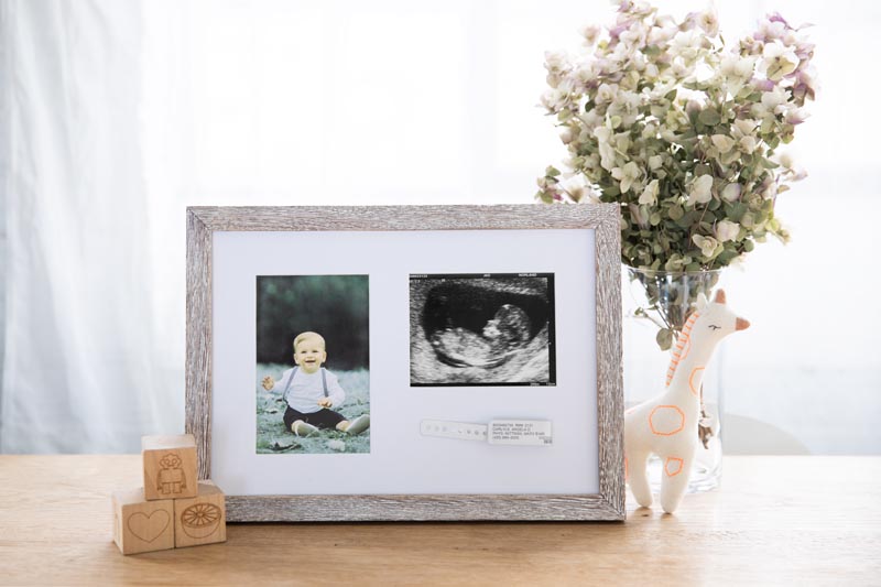 Pearhead Photo frame, photo video frame and bracelet - Rustic