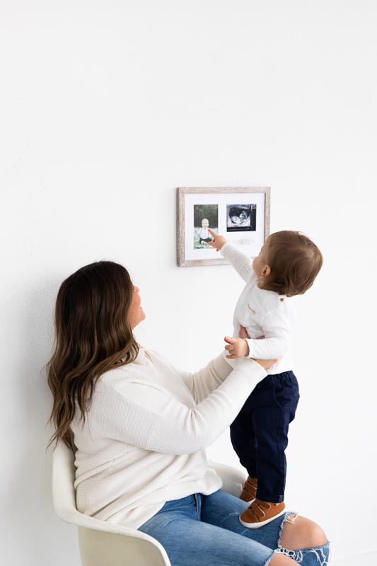 Pearhead Photo frame, photo video frame and bracelet - Rustic