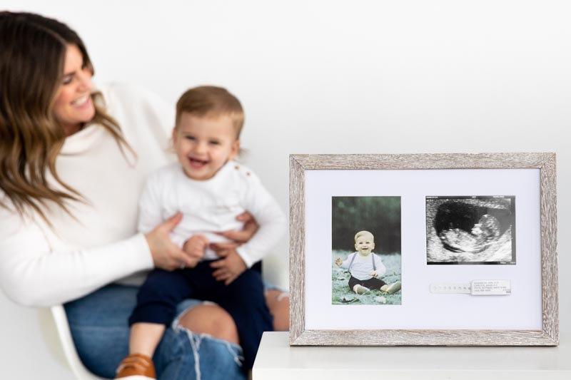 Pearhead Photo frame, photo video frame and bracelet - Rustic