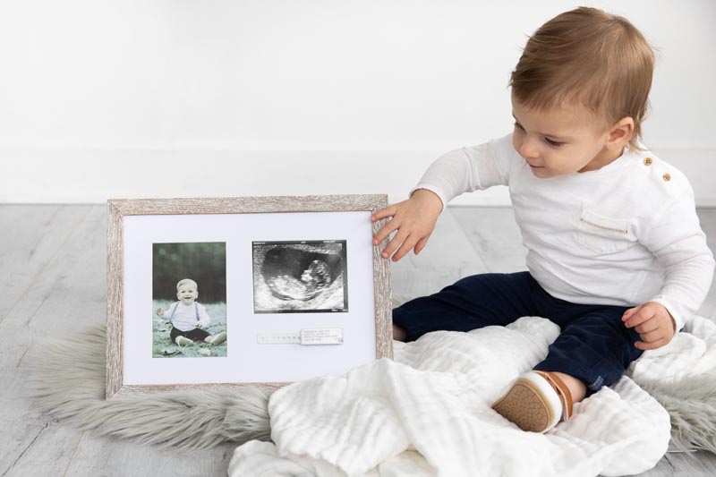 Pearhead Photo frame, photo video frame and bracelet - Rustic