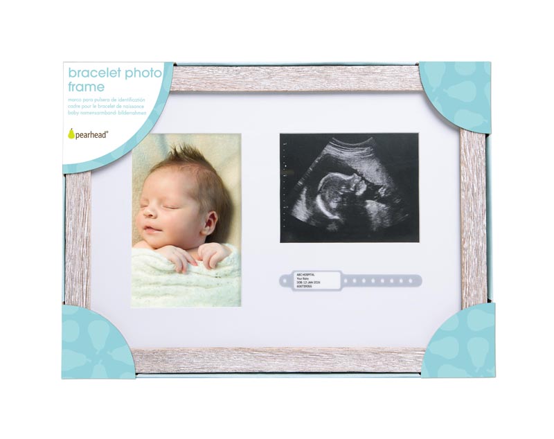 Pearhead Photo frame, photo video frame and bracelet - Rustic