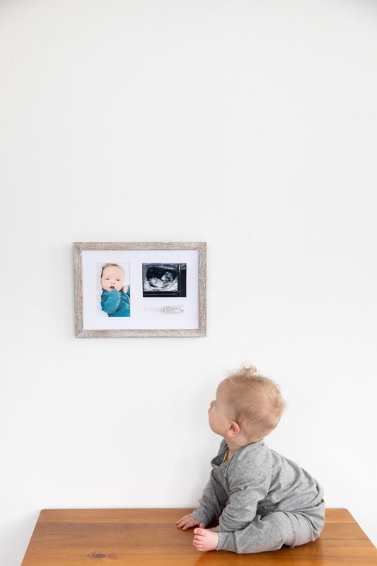 Pearhead Photo frame, photo video frame and bracelet - Rustic