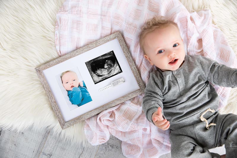 Pearhead Photo frame, photo video frame and bracelet - Rustic