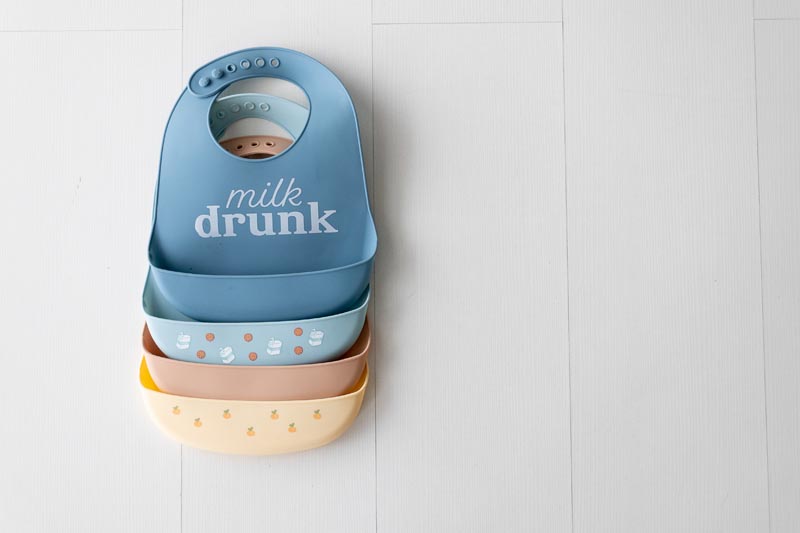 Pearhead Комплект 2 броя силиконови лигавници - Milk Drunk