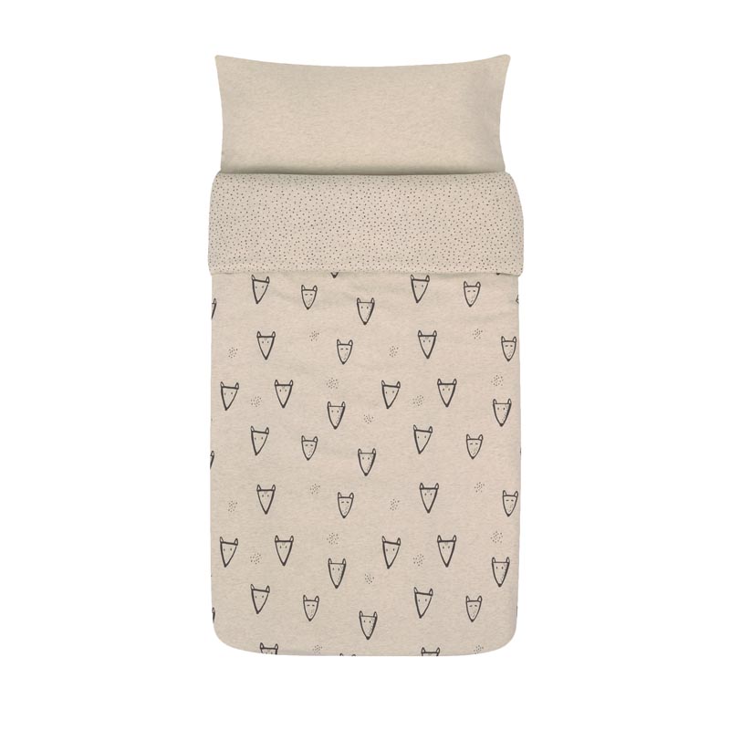 Baby Clic Crib Duvet Cover 60X120 - Fox (3 Pieces)