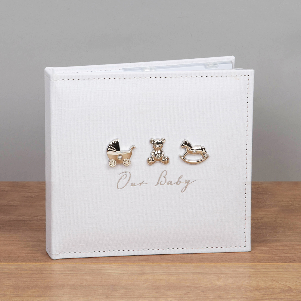 Bambino Photo album with silver decoration