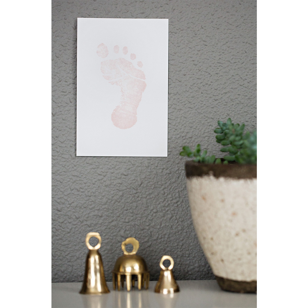 Мастилен отпечатък - розов